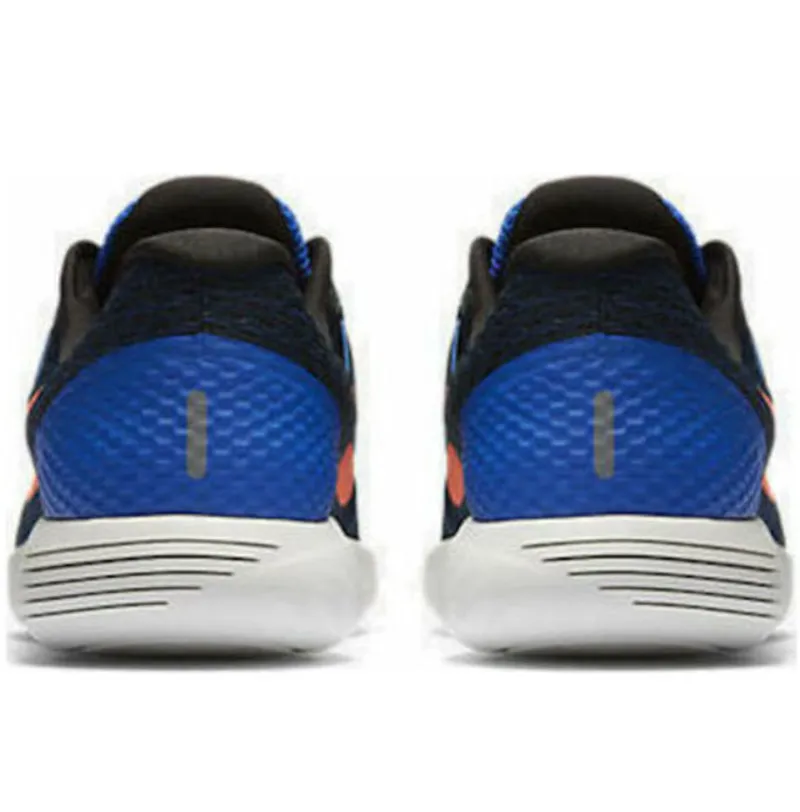 Nike Men's LunarGlide 8 Blue/Coral UK 7.5-4